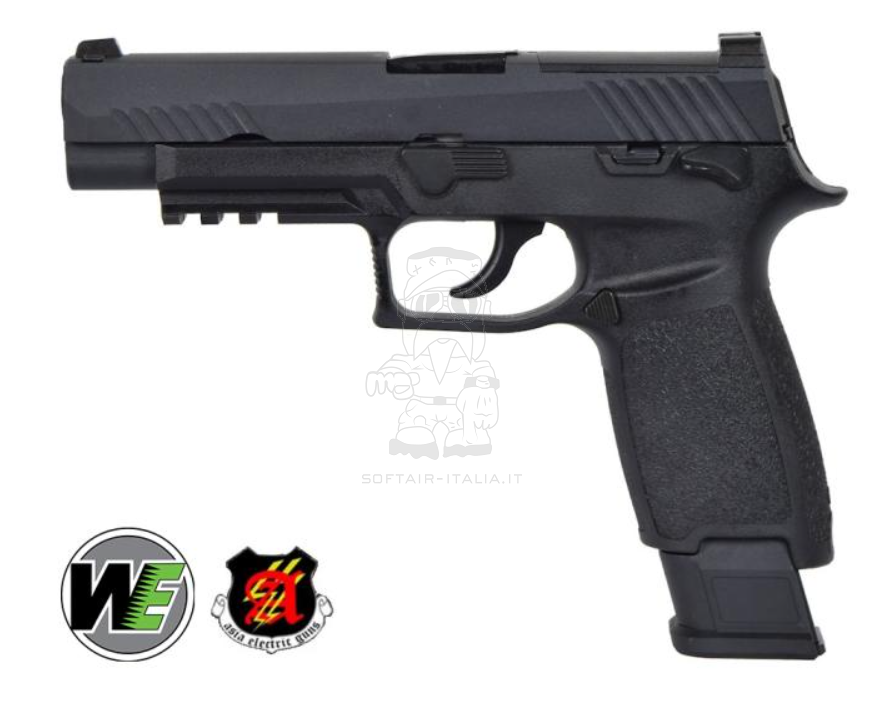 WE P320 Sig Sauer Type Replica No Logo F17 - M17 Metal Slide GBB Gas Blow Back Airsoft Pistol by WE Asia Electric Gun