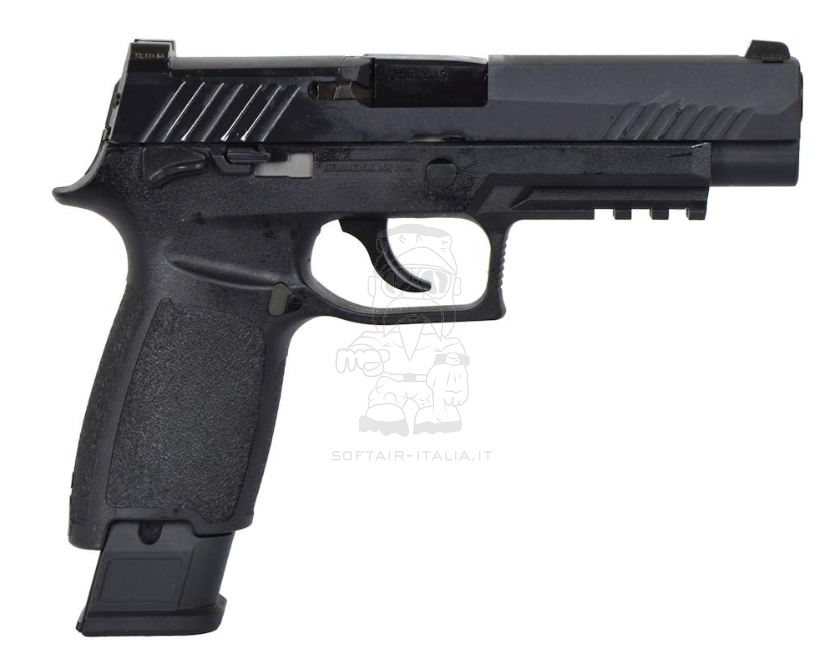 WE P320 Sig Sauer Type Replica No Logo F17 - M17 Metal Slide GBB Gas Blow Back Airsoft Pistol by WE Asia Electric Gun