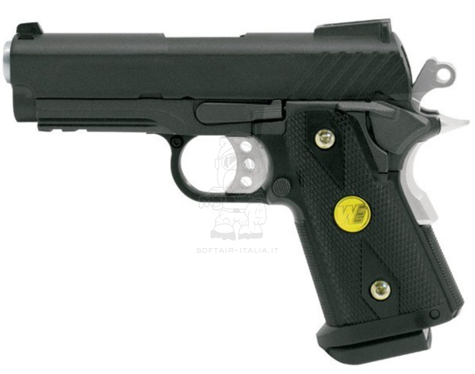 WE Pistola Softair Hi-Capa 3.8 "Baby" Metal Slide GBB Gas Blow Back by WE