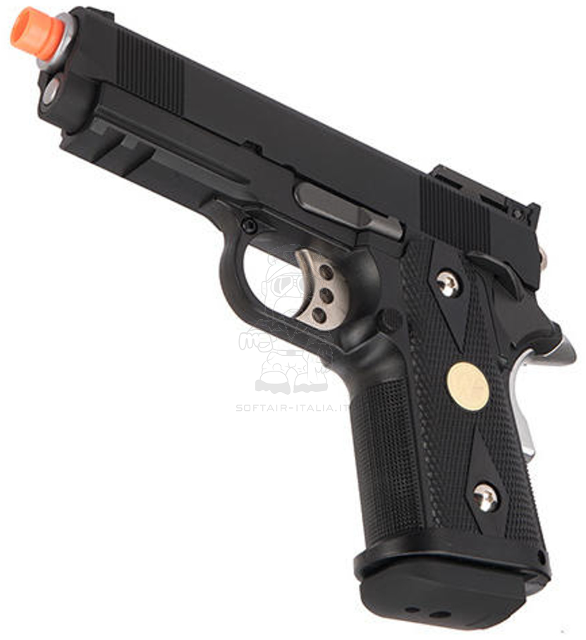 WE Pistola Softair Hi-Capa 3.8 "Baby" Metal Slide GBB Gas Blow Back by WE