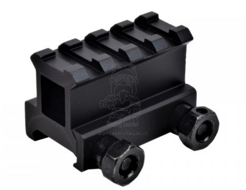 Weaver Rialzo QD 1"Pollice 4 Slot by Js-Tactical