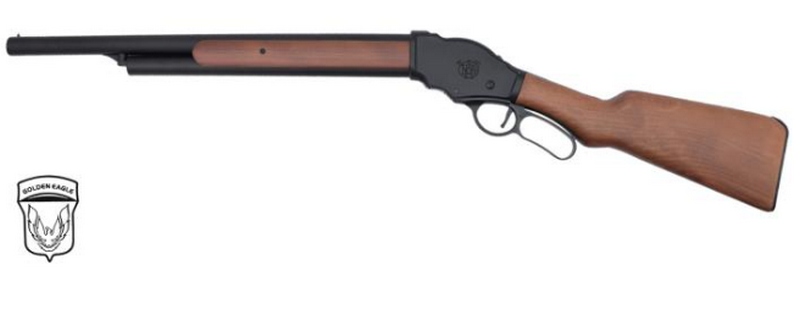 Winchester Type Gas 5 Ejecting Shells Lever Action Shotgun Full Wood & Metal 8703 by Double Eagle