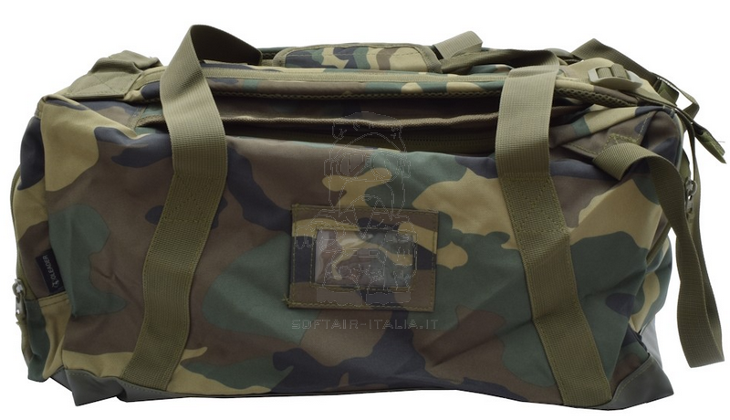 Woodland Military Duffle Bag Back Pack 65L Borsone Zaino Tattico by Js-Tactical