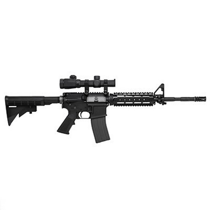 Ottica 1.1-4X20 Rubber Armored Blue & Red Ill R by NcStar.