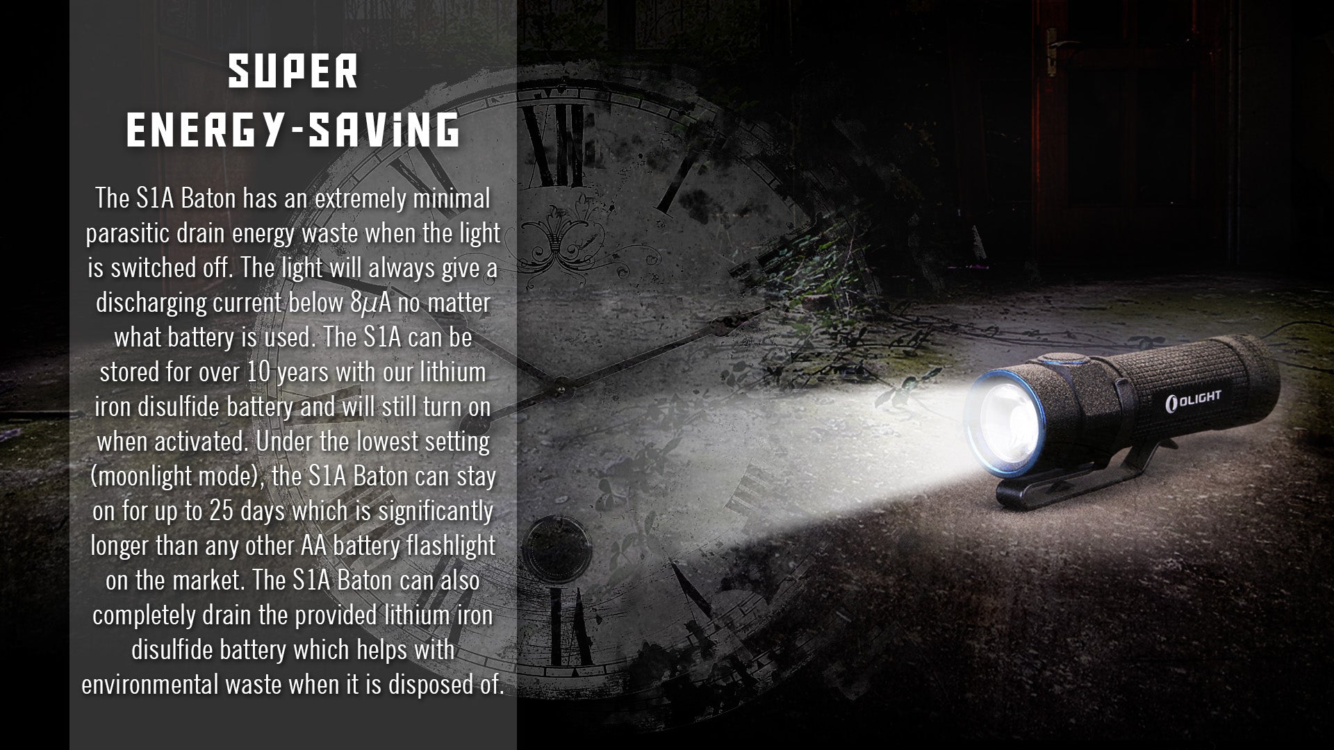 S1A Baton 600 Lumen by Olight Technology