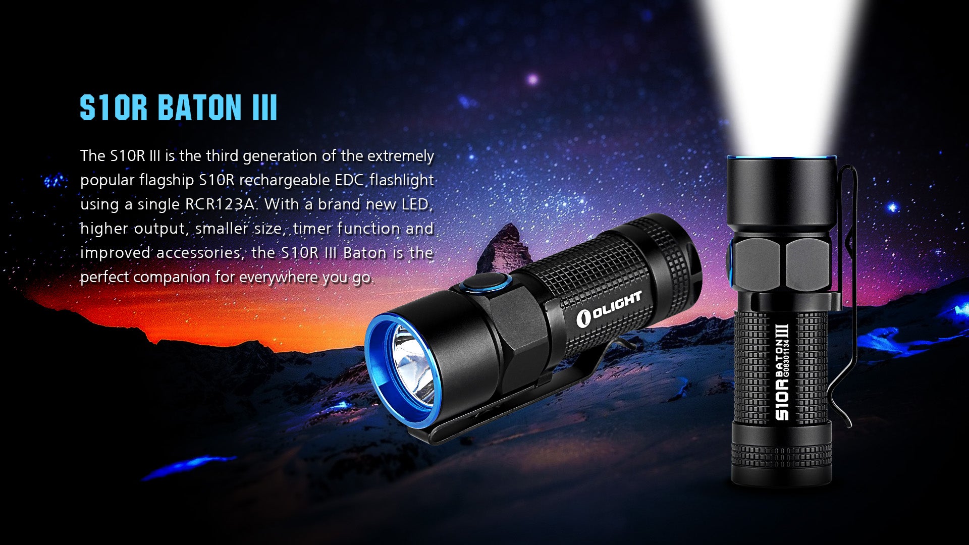 S10R Baton III 600 Lumen by Olight Technology