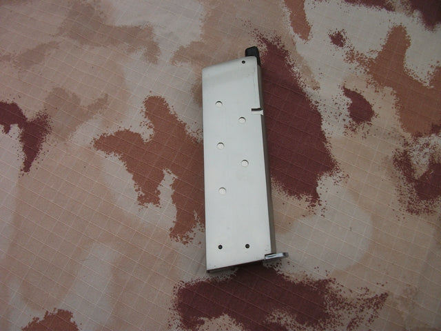 1911 Chrome Silver Plated Full Metal Scarrellante a Gas by WE