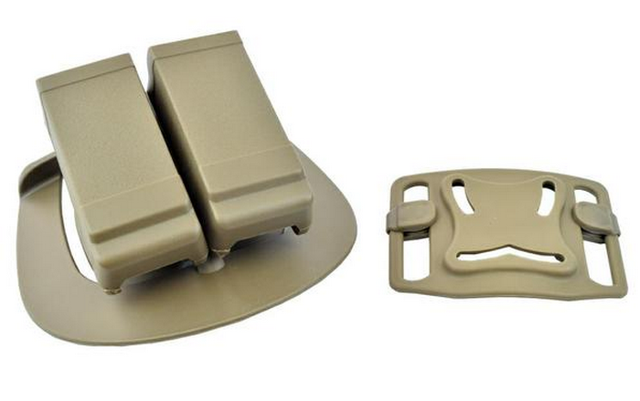 1911 .45 Tan Magazine Holster Porta Caricatori Doppio in Abs