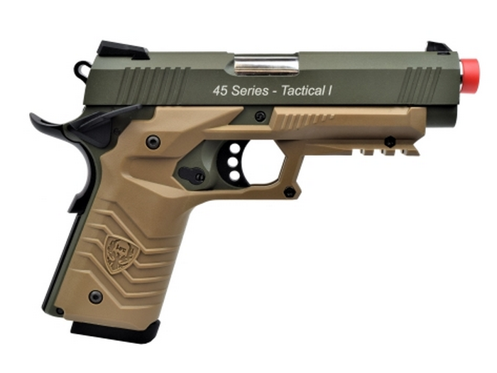 1911 Tactical Dual Tone OD-Tan GBB HG-171G by HFC