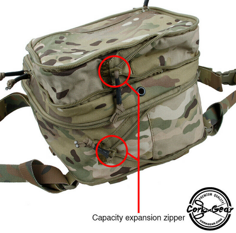 410 Flatpack Tactical Backpack 9-24L MC Multicam by CorkGear