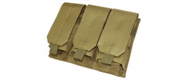 M4-M16 Single Magazine Pouch x3 Khaki by Classic Army