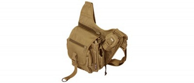 Oblique Bag Khaki - Tan by Classic Army