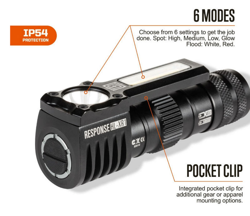 5.11 Torcia Response HL XR1 Headlamp by 5.11 Tactical