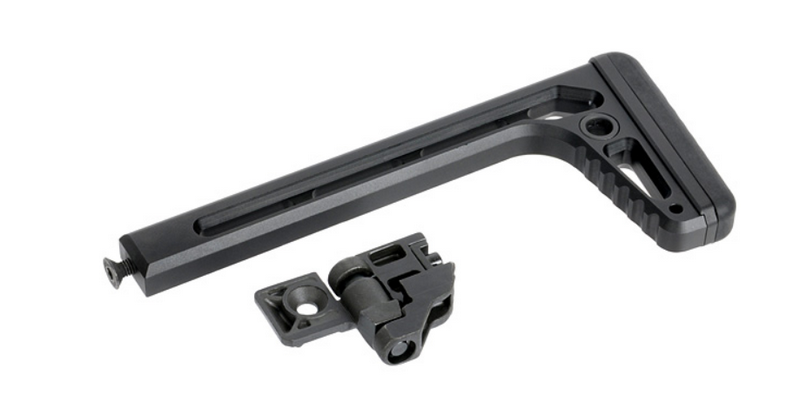 5KU Skeleton Minimalist Folding Stock with QD Sling Socket for Picatinny Rail by 5KU