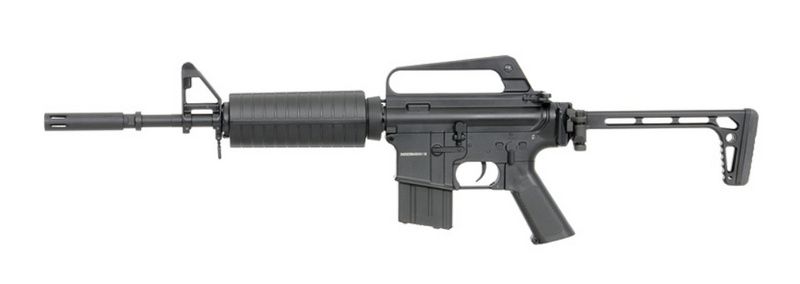 5KU Skeleton Minimalist Folding Stock with QD Sling Socket for Picatinny Rail by 5KU