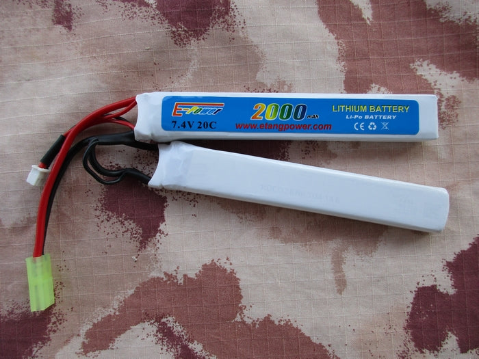 Li-Po Batteria "Double" 2000mAh 7.4v. 20C by EP