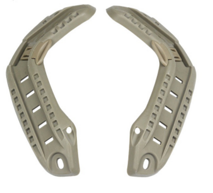 ARC Tan Mich Helmet Rail Mount Supporti Laterali per
