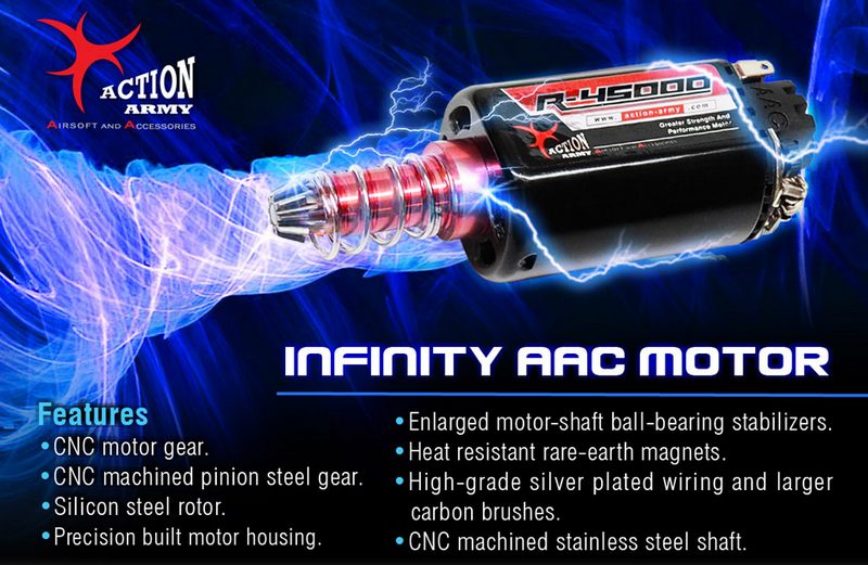 Action Army A10-001 R-45000rpm Infinity Motor Long Type by Action Army