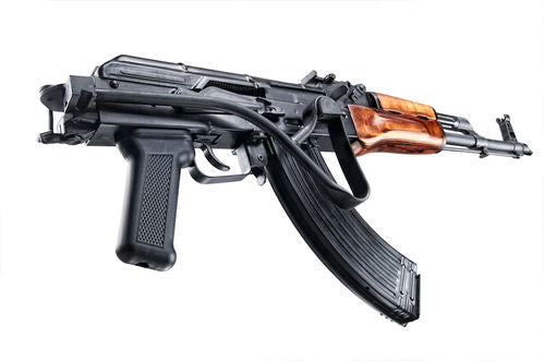 AK GIMS Full Wood & Metal Open Bolt GBB Gas Blowback Rifle by GHK