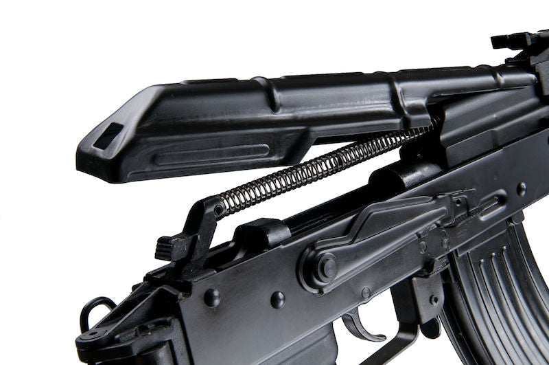 AK GIMS Full Wood & Metal Open Bolt GBB Gas Blowback Rifle by GHK