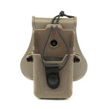 Radio Holster AM-RHF FDE Fits Baofeng UV-5R, UV-82, Motorola TLKR T82 by Amomax Holsters