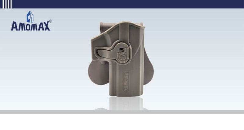Sig Sauer P320 FDE Roto Polymer Paddle AM-P320F Tactical Holster Fondina by Amomax