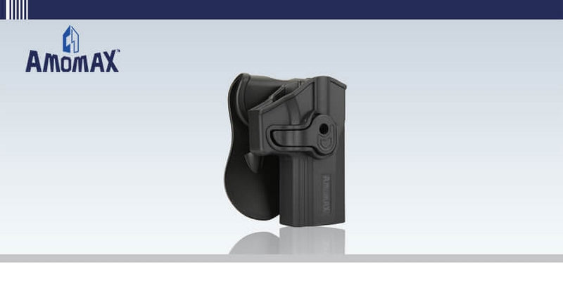 Sig Sauer P320 Roto Polymer Paddle AM-P320F Tactical Holster Fondina by Amomax