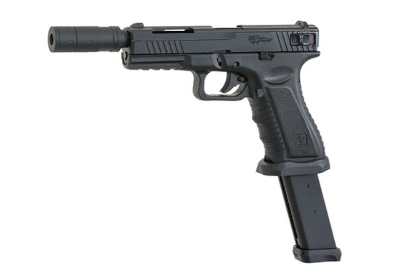APS SMG Black Hornet Caribe Carbine Plus Co2 Full Kit by APS