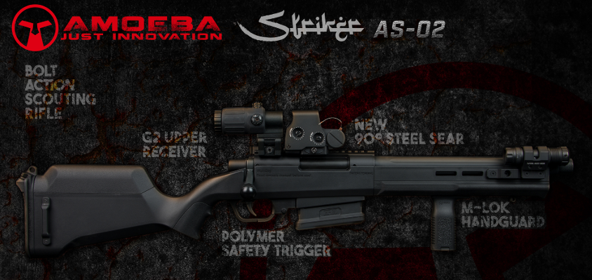 AS-02 Amoeba Ares M700 Striker 2 Spring Bolt Action Sniper Rifle