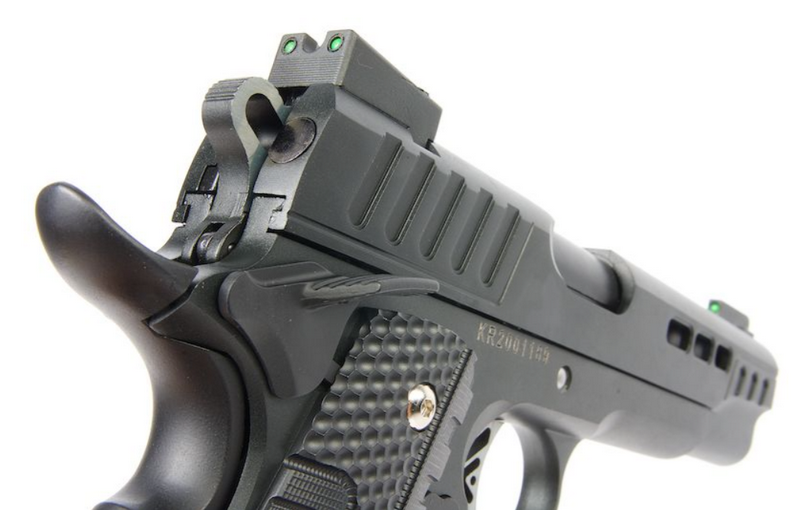 Ascend 1911 KP1911 Full Metal GBB Gas Blow Back Metal Slide by WE