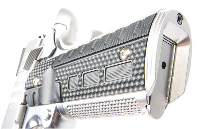 Ascend 1911 KP1911 Silver - Chrome Full Metal GBB Gas Blow Back Metal Slide by WE