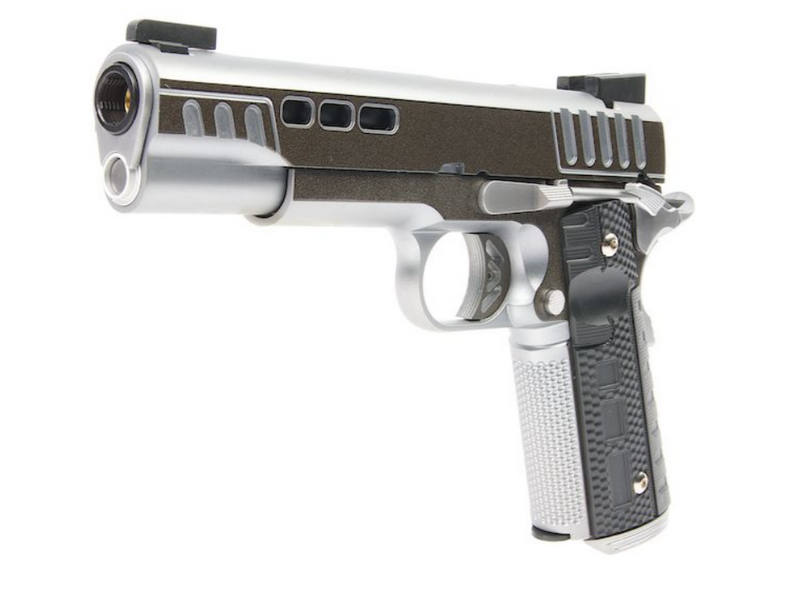 Ascend 1911 KP1911 Dual Tone Full Metal GBB Gas Blow Back Metal Slide by WE
