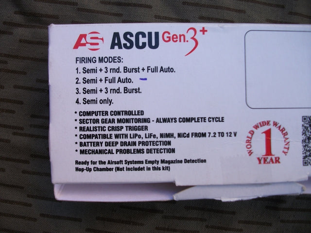 ASCU 3 Mosfet Gear Box 2° Generation by Airsoft Systems