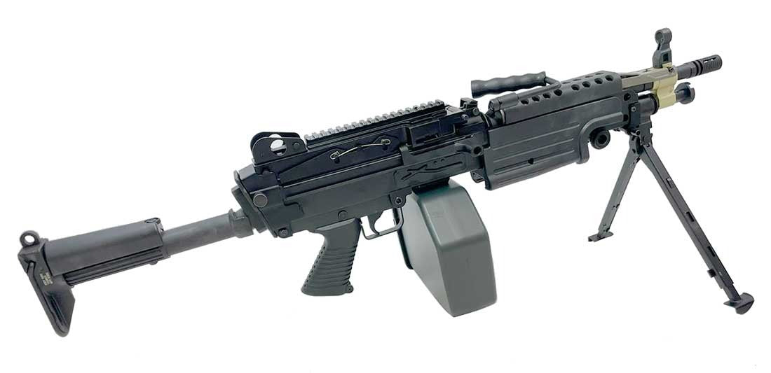 A&K Minimi Type M249 Para 2010 Improvement MK48 Stock by A&K