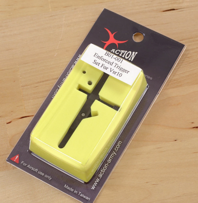 Action Army VSR-10 Tokyo Marui & Similars Enforced Trigger Base Set Gruppo di Scatto in Acciaio B01-001 by Action Army