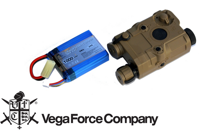 An-Peq 15 Tan Vfc con Batteria Li-Fe 1000mAh 9,9v 20C