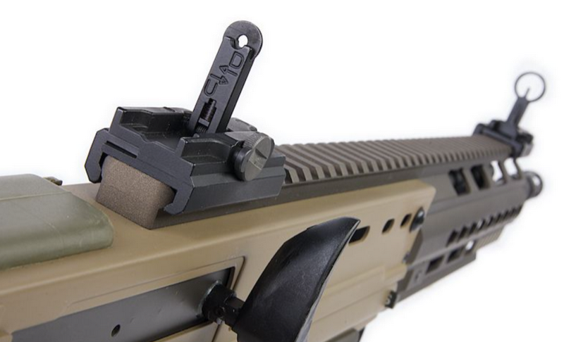 Ares L85A3 EBB Electronic Blow Back Full Metal Tan E.F.C.S. Mosfet Li-Po Ready by Ares