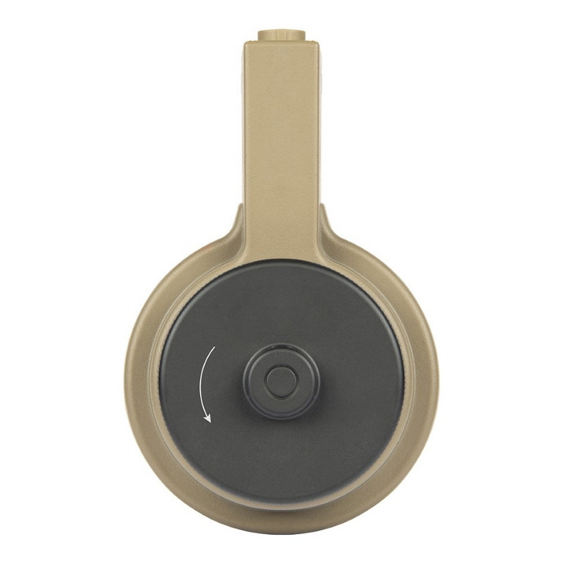 ARES M4 - M16 - AR Style AEG 2150bb Tan Drum Magazine by Ares