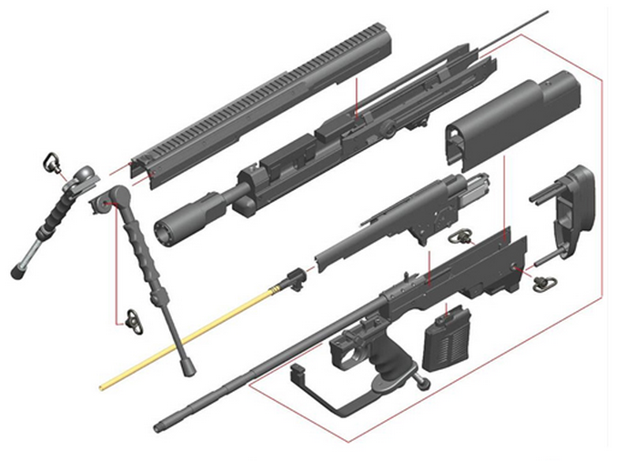 Msr Soc Srl Sniper Li-Po Ready 11,1v Full Metal AEG by Ares
