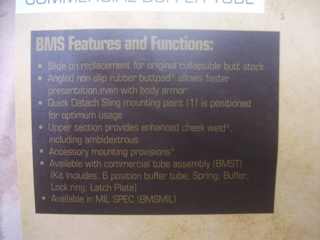 M4 Battlelink BMS Minimalist Tactical Scorched Stock by MFT