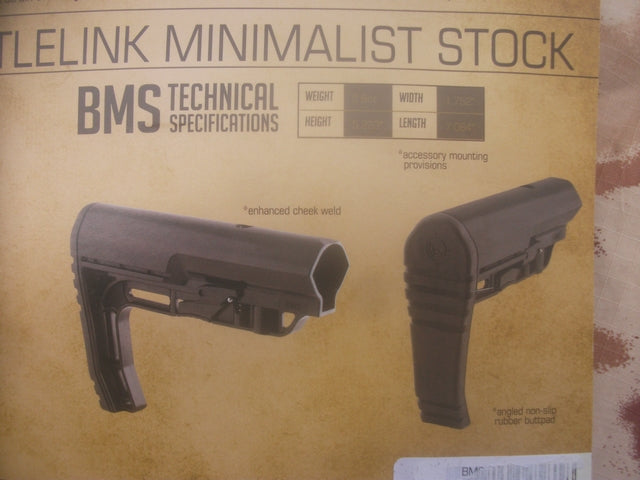 M4 Battlelink BMS Minimalist Tactical Scorched Stock by MFT
