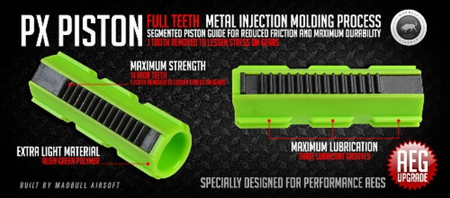 Alien Madbull Pistone PX02 Full Teeth