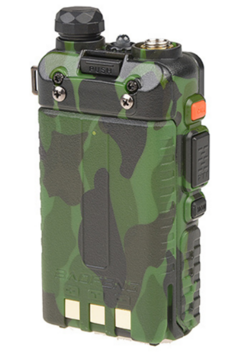 Baofeng UV-5R Manual Dual Band Ricetrasmittente Camo Short Battery VHF-UHF by Baofeng