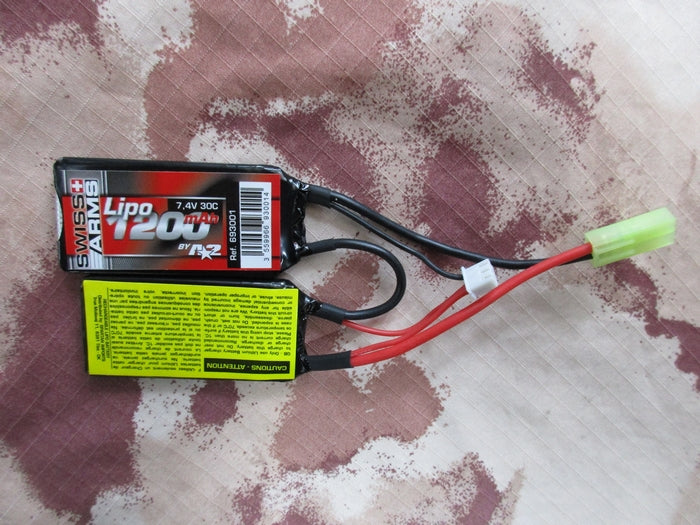 Li-Po Batteria "Twin" 1200mAh 7.4v. 25C by A2A
