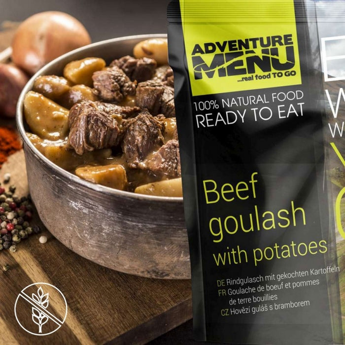 Razione Beef Goulash with Potatoes 352kCal by Adventure Menu