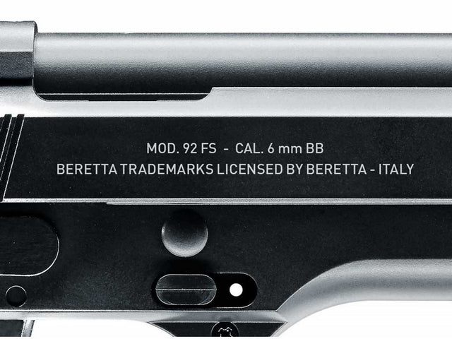Beretta 92FS Scritte e Loghi Originali Co2 NBB by Umarex