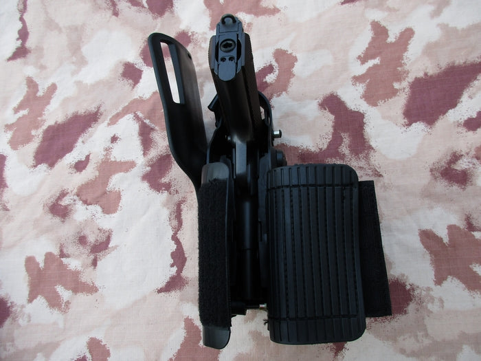 M92 - 1911 Fondina Rigida Cosciale e da Cintura Torcia - Laser