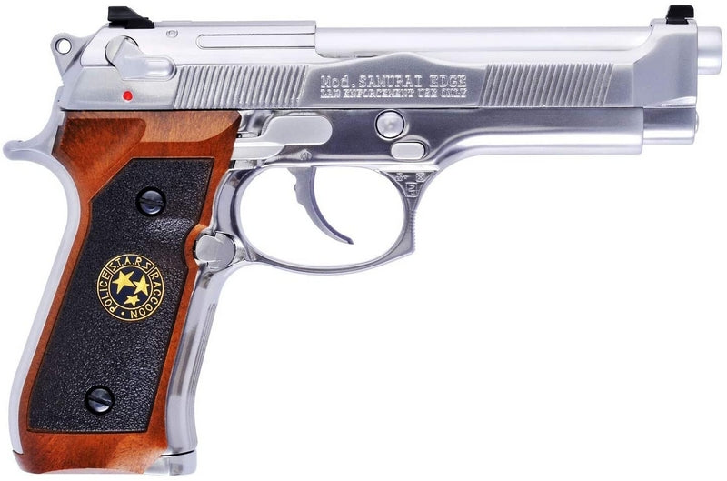 M92 Biohazard Samurai Edge GBB Silver-Chrome by We