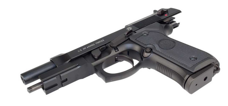 Beretta M9A1 Scritte e Loghi Originali Full Metal GBB by Kwa per Umarex