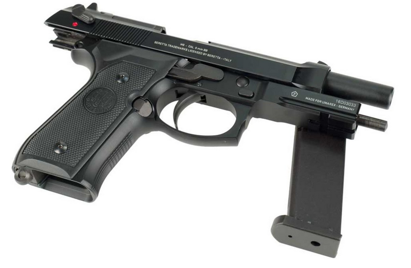 Beretta M9A1 Scritte e Loghi Originali Full Metal GBB by Kwa per Umarex